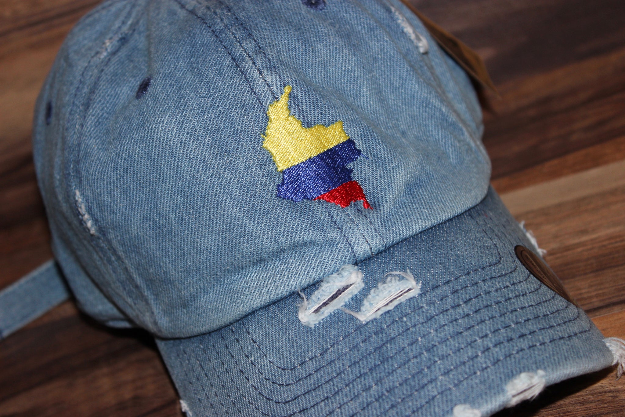 Colombia Dad Hat – TheGoldenNeedle